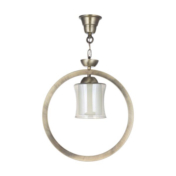 چراغ آویز چشمه نور کد B2657/1-A آنتیک